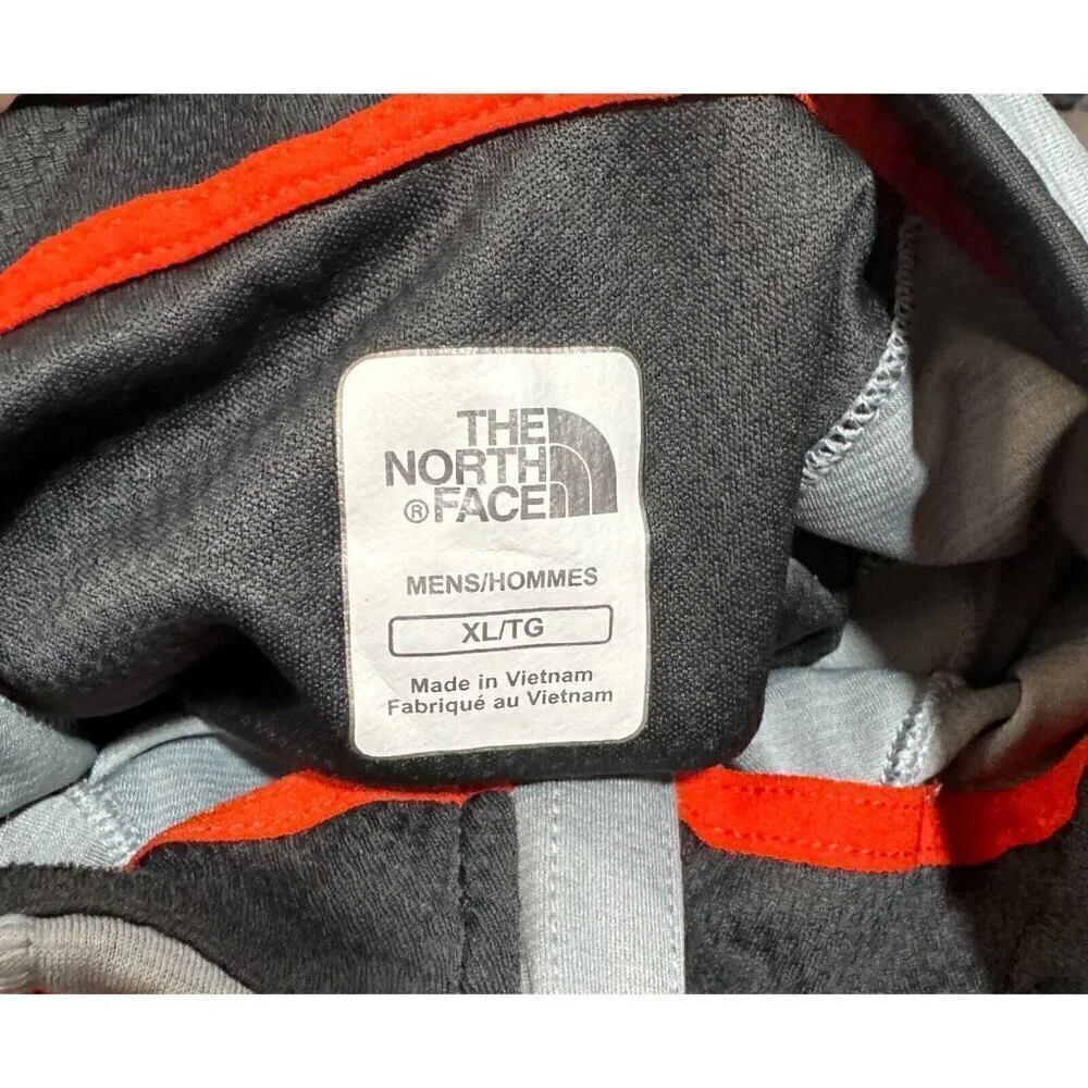 The North Face Mens Sz XL Gray 1/4 Quarter Zip Flashdry Running